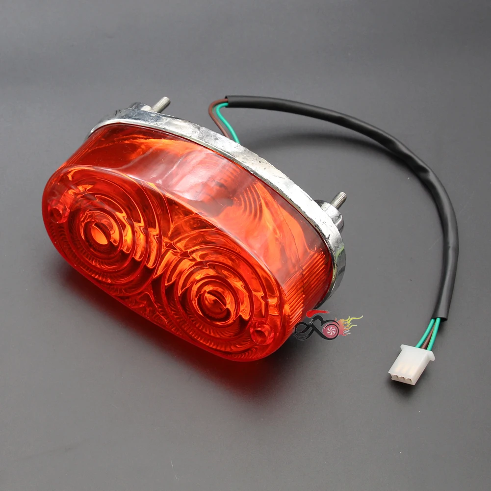 Rear Taillight Tail Light For 50cc 70cc 90cc 110cc 125cc 150cc 200cc 250cc ATV Quad TaoTao Kandi Baja Roketa 3 Wires