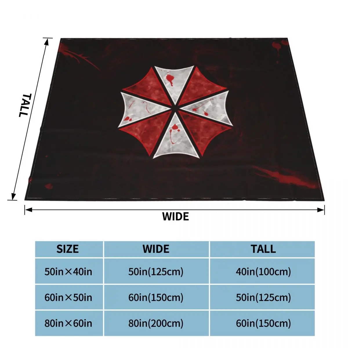 Umbrella Corps Military Tactical Flannel Throw Blankets Pharmaceuticals Corporation Blankets for Sofa Car Ultra-Soft Bed Rug