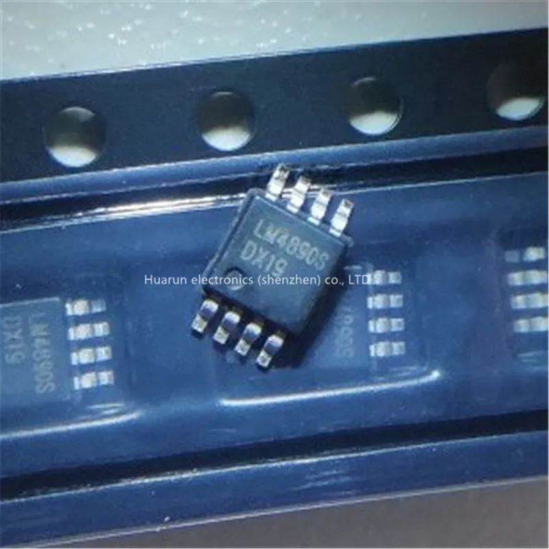 10PCS/LOT   LM4890 LM4890S MSOP-8 audio power amplifier