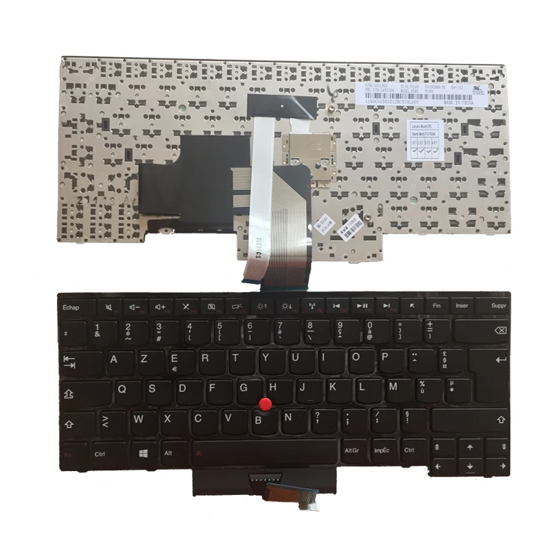 

Laptop FR Keyboard For Lenovo ThinkPad E430 E430C E430S E330 S430 Black French no backlit