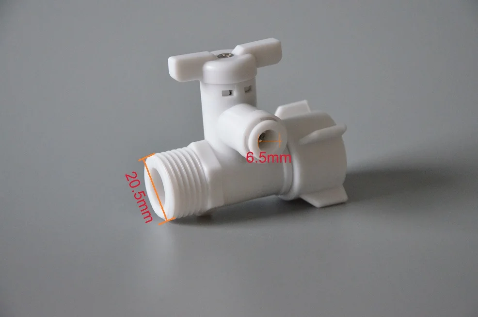 พลาสติก 6.5 มม.วาล์วอะแดปเตอร์ Joint น้ำ diverter,SLIP-Lock Connector/ท่ออุปกรณ์เชื่อมต่อ, ข้อต่อท่อวาล์ว