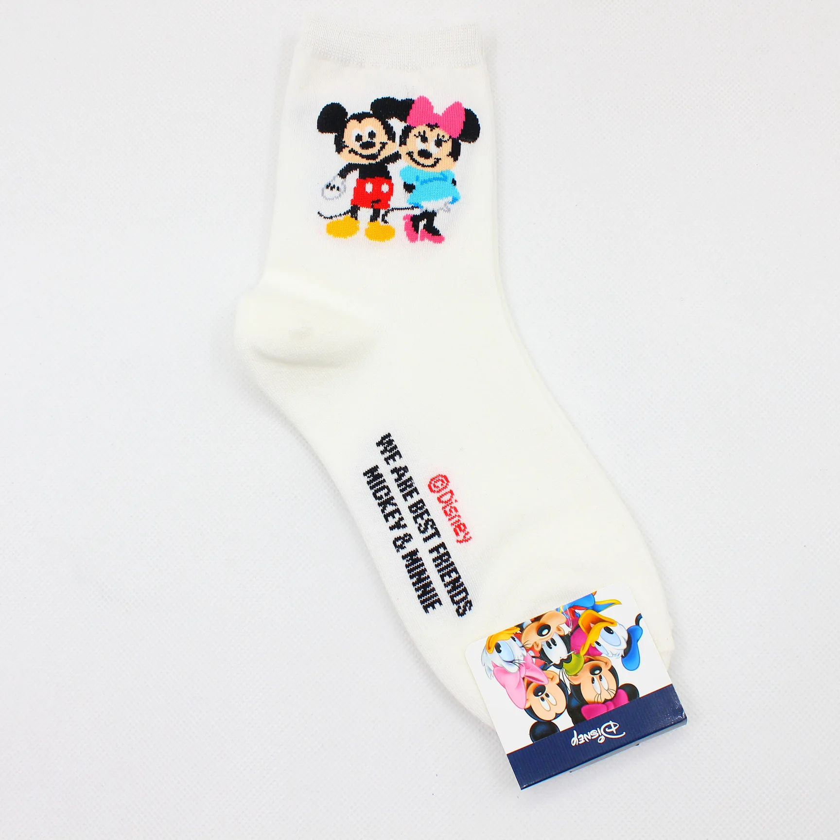 Disney Stitch Socks Mickey Minnie Mouse Children\'s Boys Girls Socks Anime Cartoon Cute Print Teenager Man Women\'s short socks