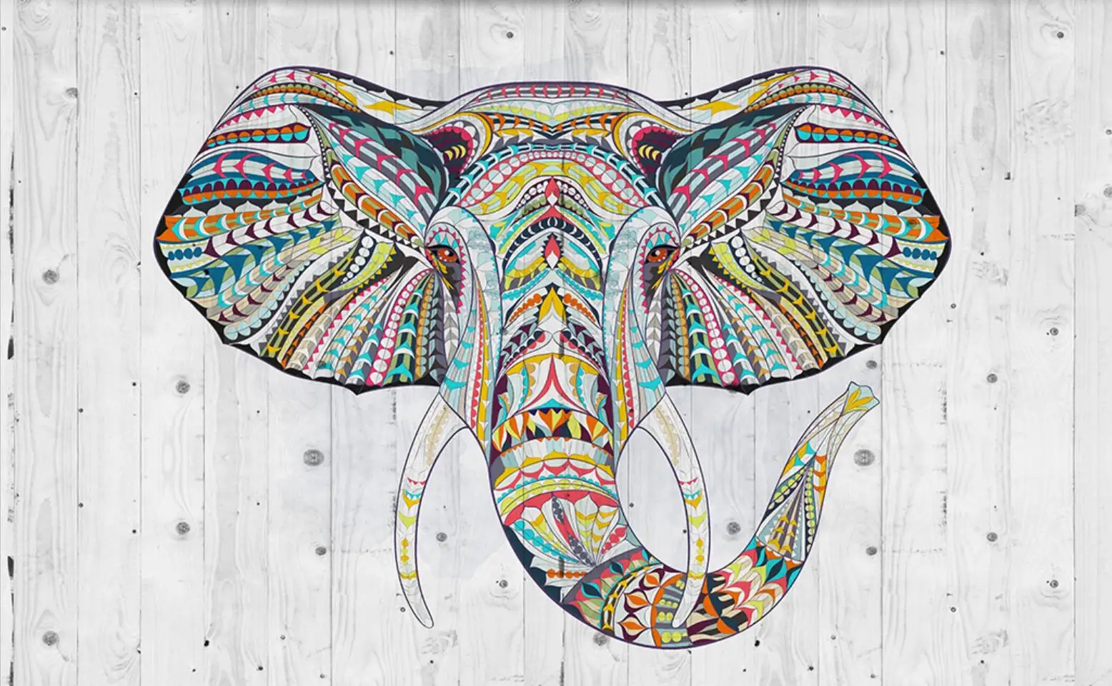 

Custom wallpaper elephant mural Nordic living room bedroom background wall home decoration painted elephant 3d wallpaper