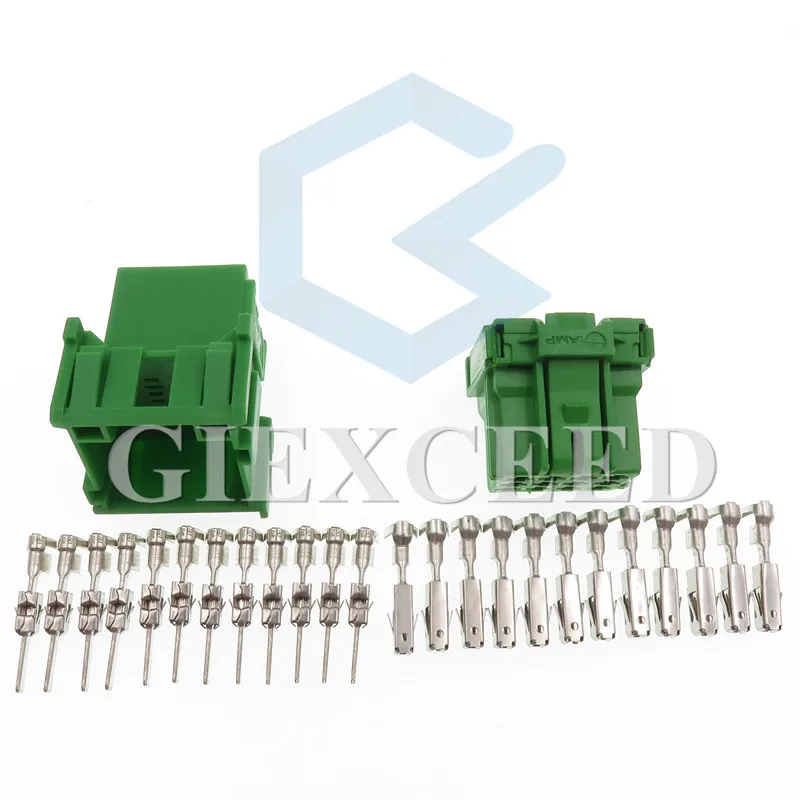 12 Pin 1-967627 8-968972-1 araba CD çalar kablo soketi AC montaj oto dişi erkek konnektör