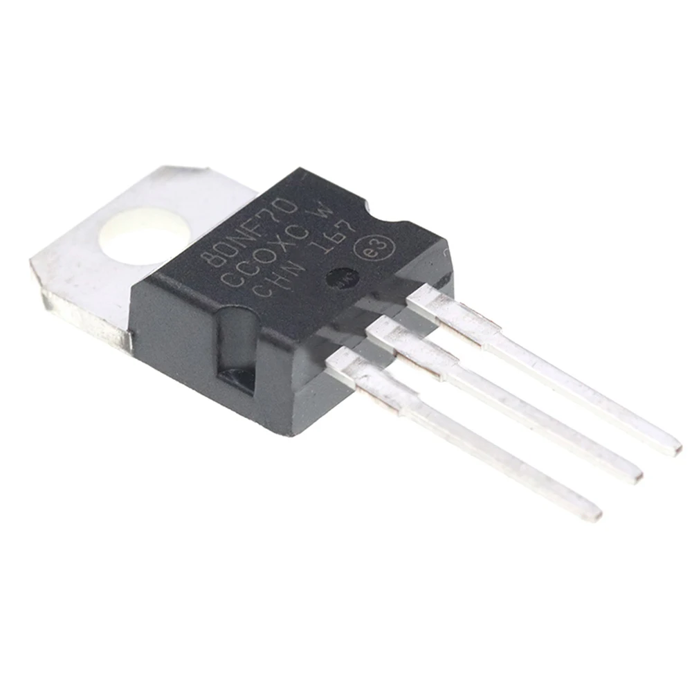 20 قطعة STP80NF70 80NF70 P80NF70 TO-220 80A 70 فولت MOSFET N-Ch 68 فولت 0.0082 أوم جديد الأصلي