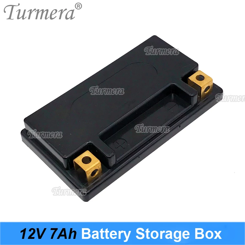 Turmera 12V Battery Storage Box Apply to 7Ah 10Ah 20Ah for Motorcycle Battery and 12V 24V Uninterrupted Power Supply Replace Use