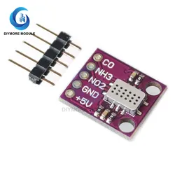 MICS-6814 Gas Sensor Carbon Monoxide CO VOC NO2 NH3 Nitrogen Oxygen Air Quality Detection Numerical Sensor Module for Arduino