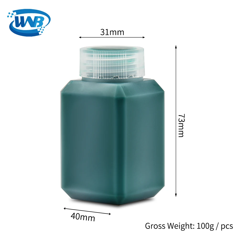 WNB 10ML maschera per saldatura UV a olio verde BGA PCB vernice prevenire l'arco corrosivo pasta per saldatura inchiostri per flusso spazzola in Nylon morbido 9 LED luce