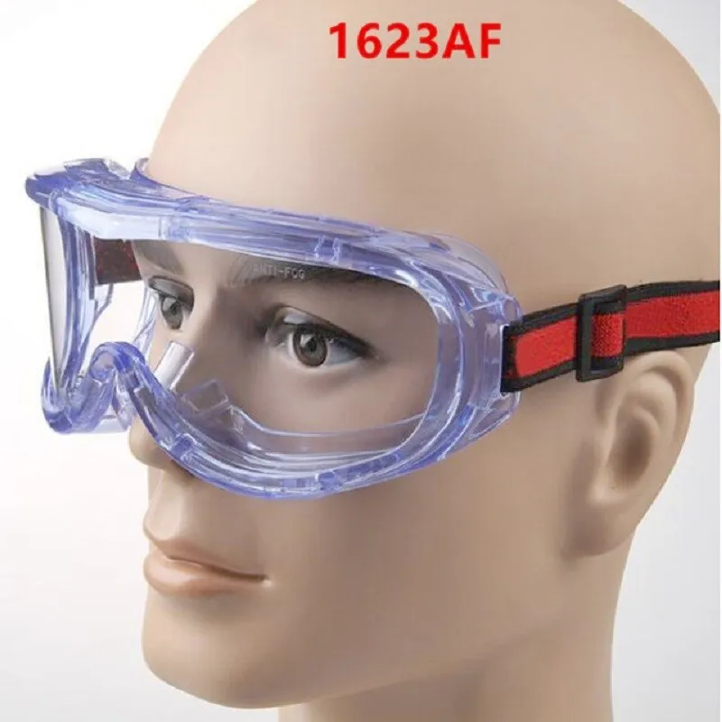 3M 1623AF Anti Chemical Splash Goggles Anti-Fog Safety Anti-UV Polycarbonate Goggles Vent Design Labor  Glasses