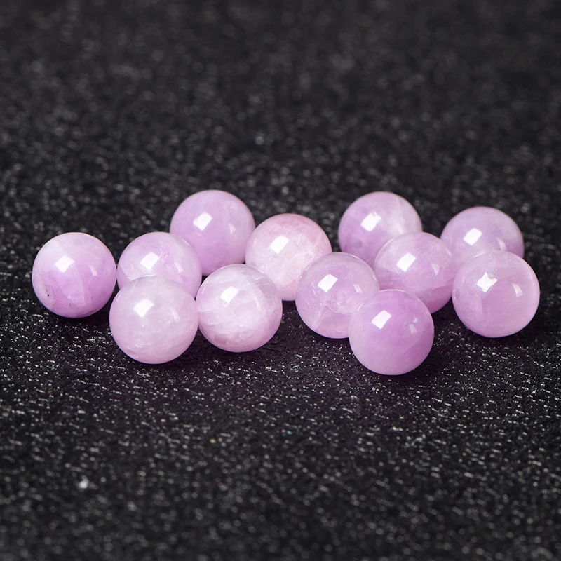 4A Natural Kunzite Chorite Quartz Crystal Single Bead DIY Beads Jewelry Making