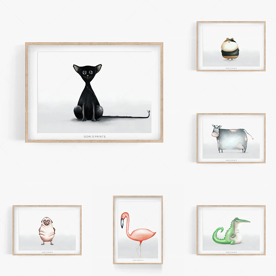 Impression murale pour bébés paresseux, décoration d'animaux safari, cadeau imprimé sur papier d'art