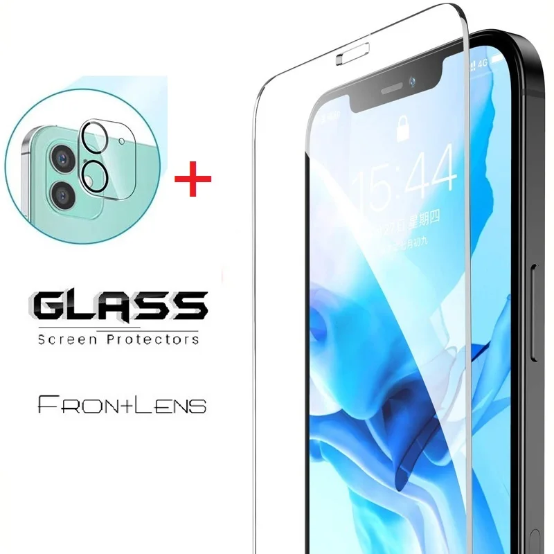 Screen Protector for iPhone 12 Mini / 12 Pro / 12 Max Tempered Glass Protection Film for iPhone 12 Pro Max Camera Lens Film