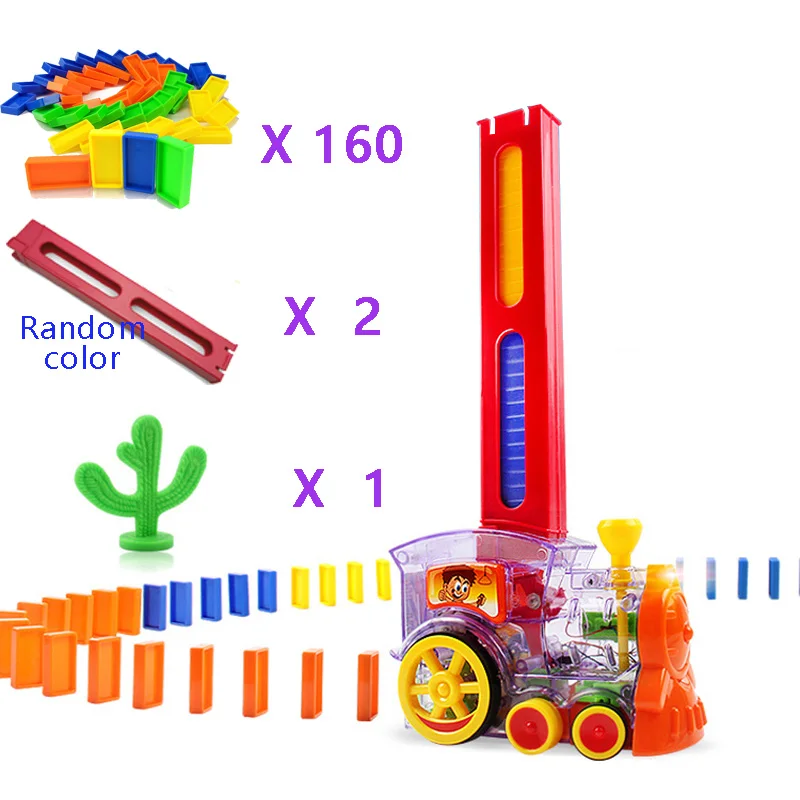  2022 new Car Toys Domino Game Toy Set Automatic Placement Domino Educational Toys Extra Pack DIY Toy for Children Toys   