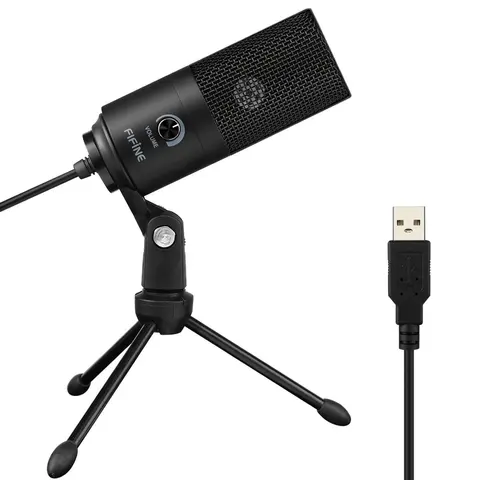Fifine Metal USB Конденсаторный Микрофон Video-K669
