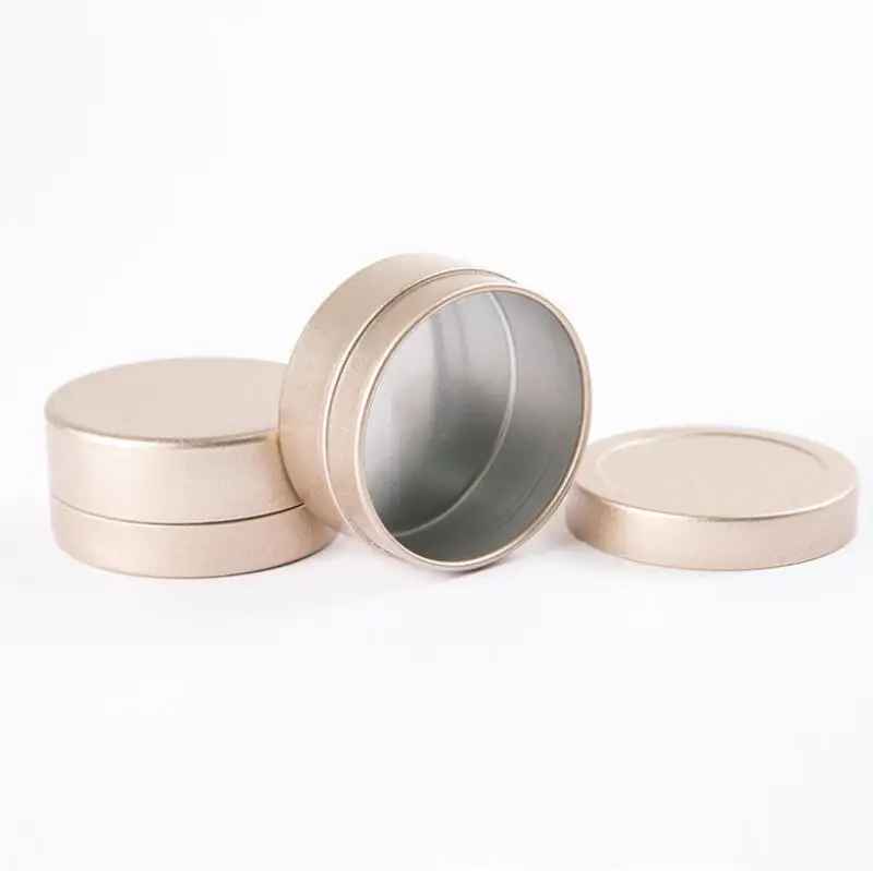 25g Empty Aluminum Jar Cosmetic Container Tin Aluminum tin Cases for Lip Balm LX2533