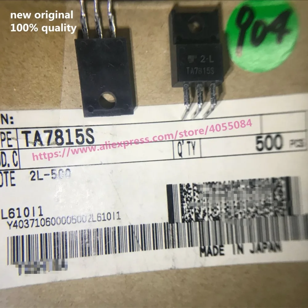 10PCS TA7815S TA7815 Three terminal fixed voltage regulator  Stereotyped pins new original