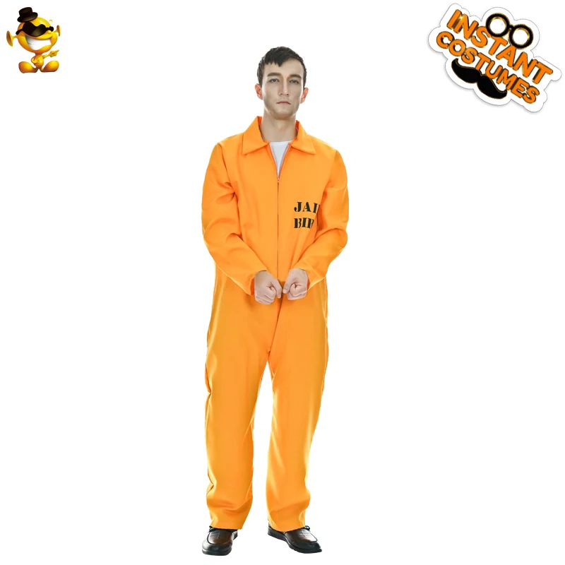 Volwassen Gevangene Kostuums Cosplay Oranje Gevangene Outfits Party Fancy Dress Up Voor Halloween Mannen En Vrouwen Kostuums