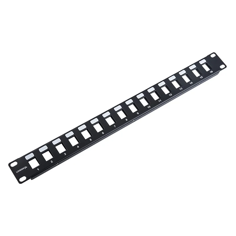 Linkwylan 24 Port Unloaded Blank Patch Panel Metal Sheet Electroplated 19\