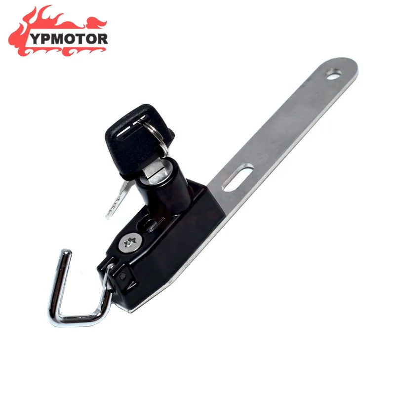 Abrazadera de barra de acero trasera para motocicleta, cerradura de seguridad antirrobo con llave para Honda CB500X CB500F CBR500 Kawasaki MT07 MT-07