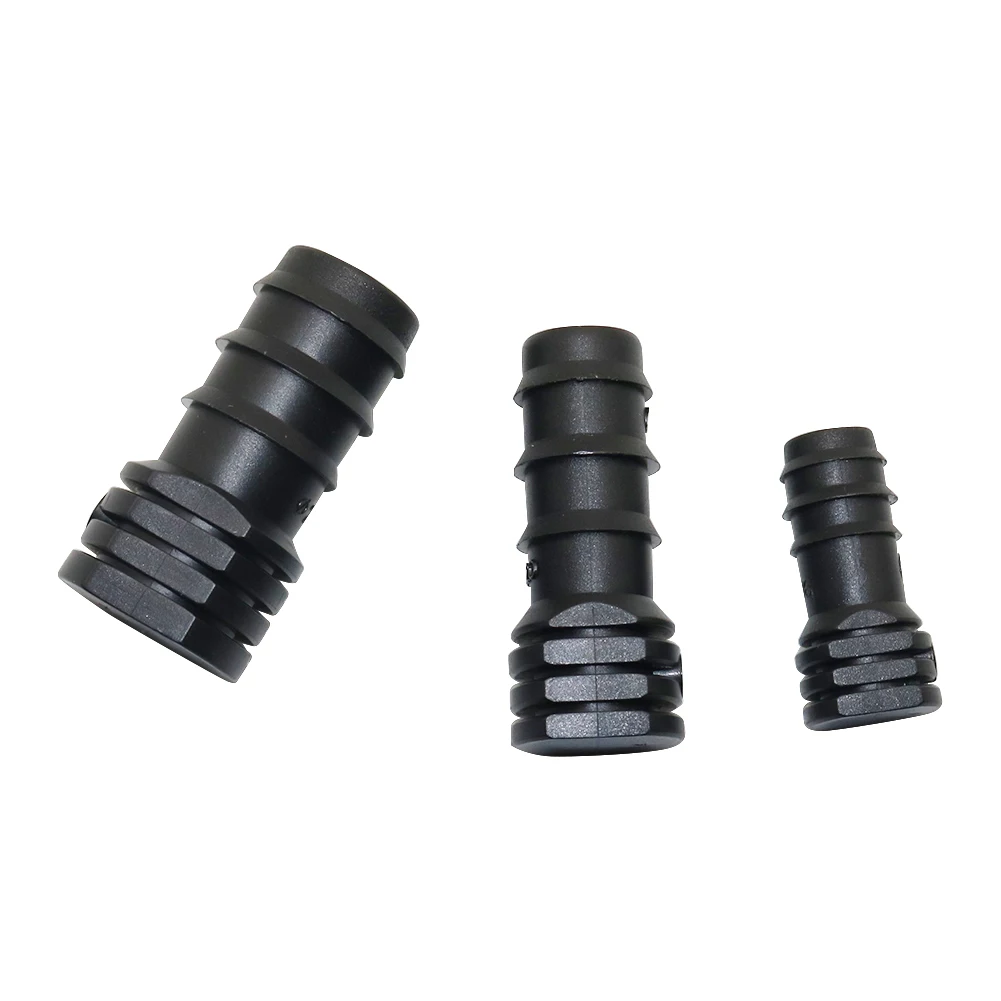 20 Pcs DN16 DN20 DN25 Pipe End Cap Barbed Hose End Connectors Water Pipe End Plugs Home Irrigation Bathroom Drainage Fittings