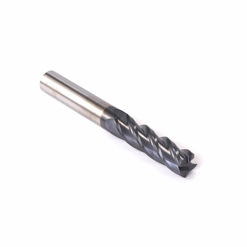 ZGT değirmen Metal Fresa CNC araçları HRC50 4 Flüt Frezeler 1mm 2mm 3mm 4mm 6mm Alaşım karbür Tungsten Çelik freze kesicisi End Mill