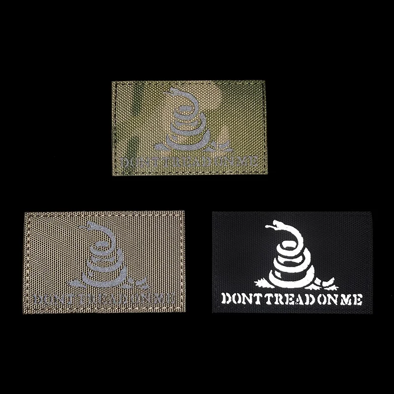 Bandera IR Gadsden Reflectante – Parche Serpiente Brazalete Nylon - imagen 3
