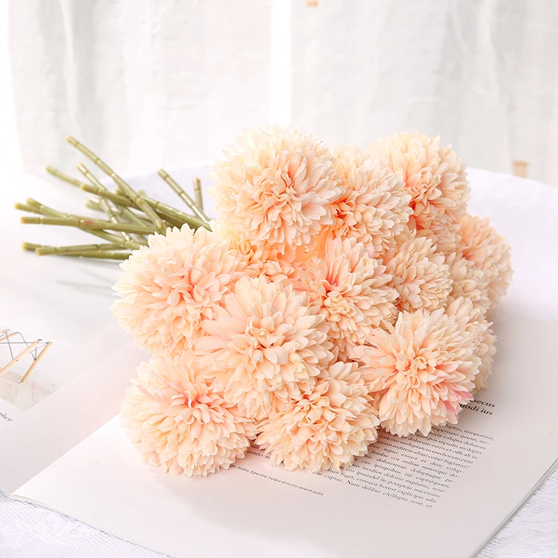 3/5 Stuks Hortensia Kunstbloemen Boeket Voor Thuis Slaapkamer Decor Bruiloft Decoratie Ambachtelijke Vazen Bloemstuk Accessoires