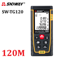 SNDWAY laser distance meter 40M 60M 80M 100M rangefinder trena laser tape range finder build measure device ruler test tool