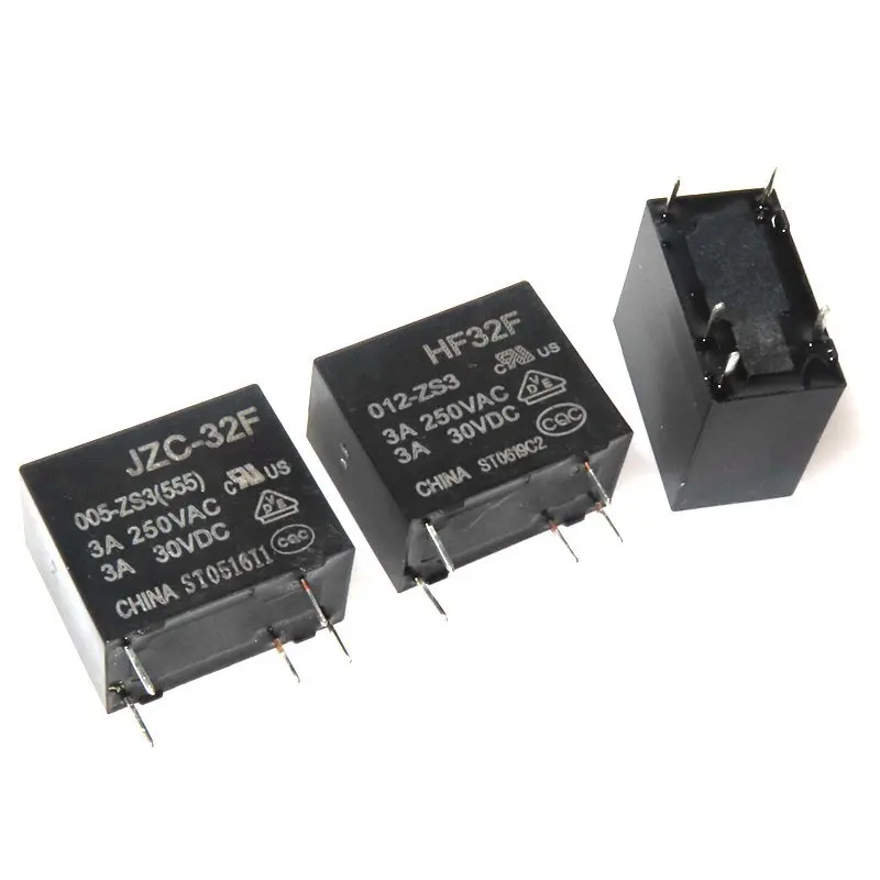 

5PCS JZC-32F 5V 12V 24V Power Relays JZC-32F-005-ZS3 JZC-32F-012-ZS3 JZC-32F-024-ZS3 10A 250VAC 5PIN