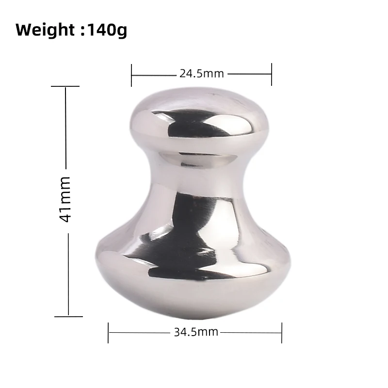 Mushroom Massager 304 Stainless Steel Face Gua Sha Tool Back Head Foot Massage Anti Wrinkle Cellulite Skin Health Beauty Product