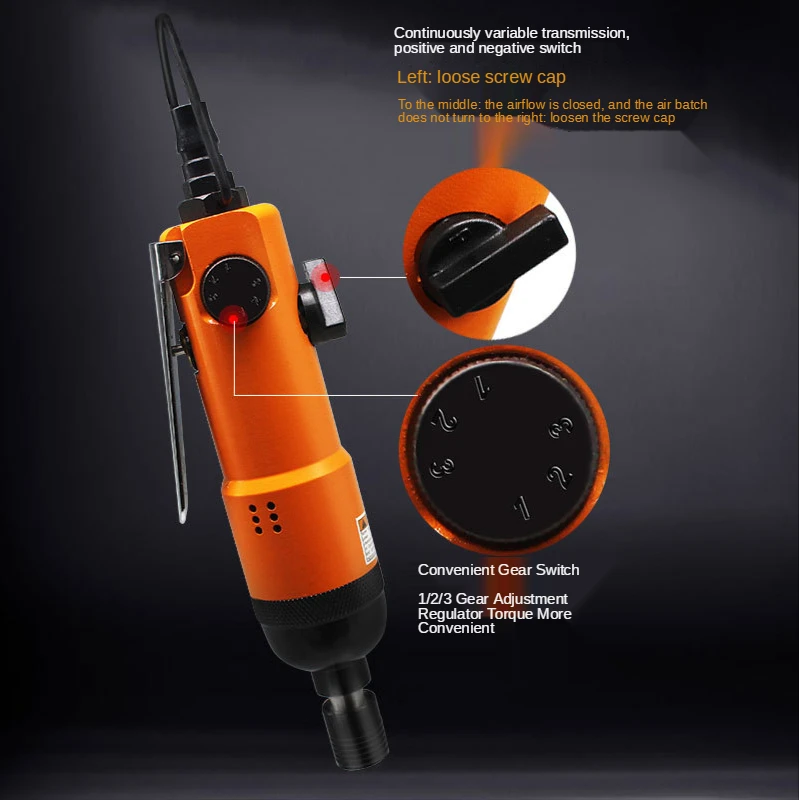 8000 rpm Pneumatic Air Screwdriver 1/4