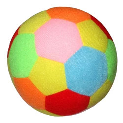 Soft Fabric Ball Cotton Football with Chiming Bell Sensory Toy Activity Toy