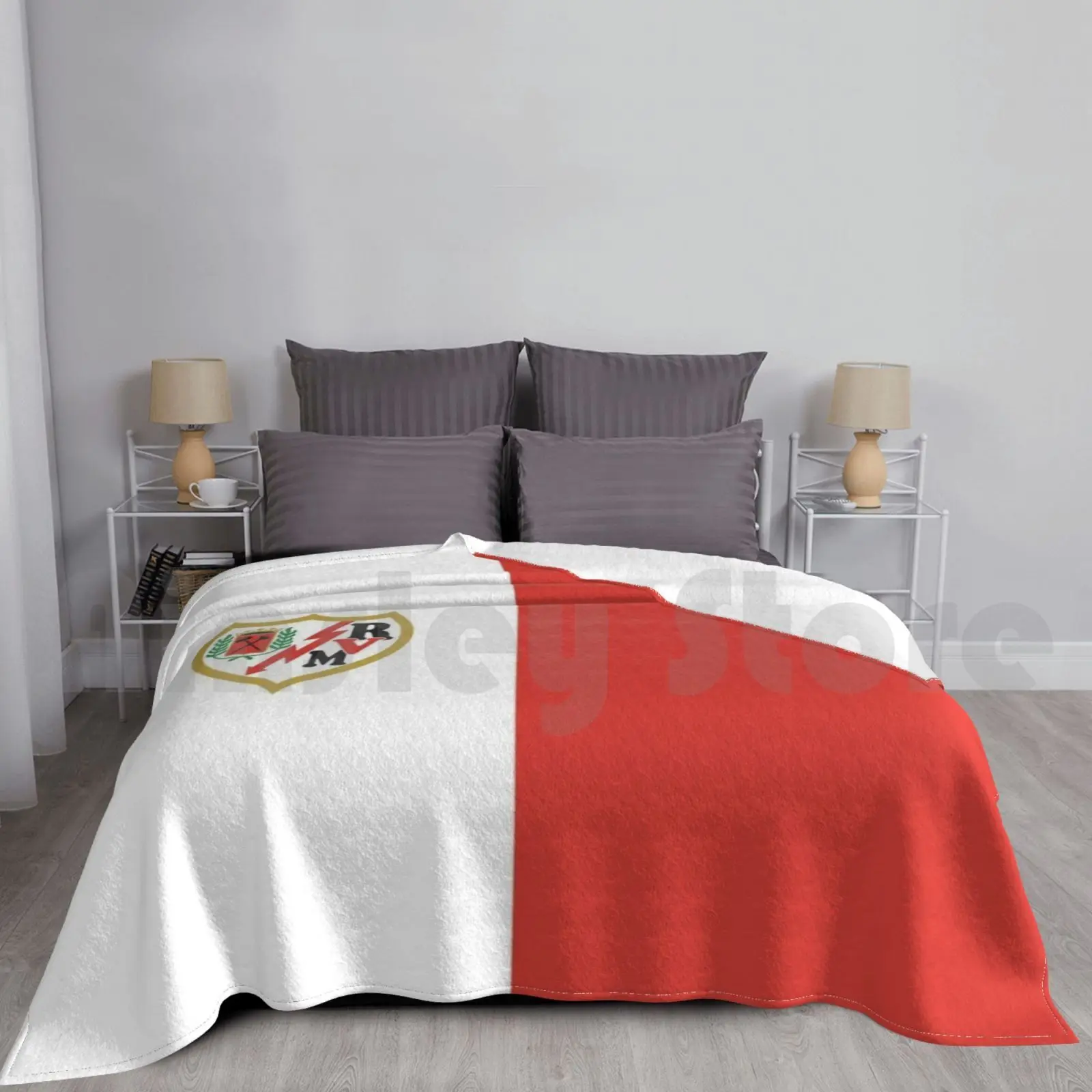 Vallecano Ray Blanket For Sofa Bed Travel Soccer Ray Vallecano American Football Sports Spain Greedy