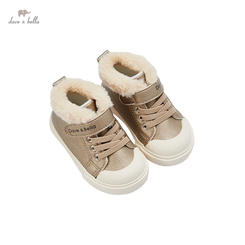 DB18506 Dave Bella winter baby boys fashion letter patchwork shoes children boy casual shoes