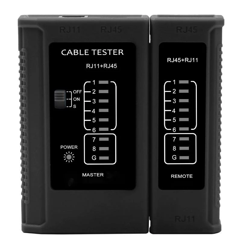 RJ11 RJ45 Cable Tester Network Lan Tester Tool For Telephone Cat5e Cat6a Cat7 Cat8 RJ45 Testing