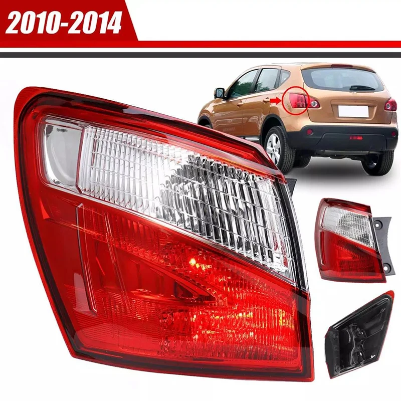 Car LED Rear Tail Light Outer for Nissan Qashqai 2010-2014 EU Version