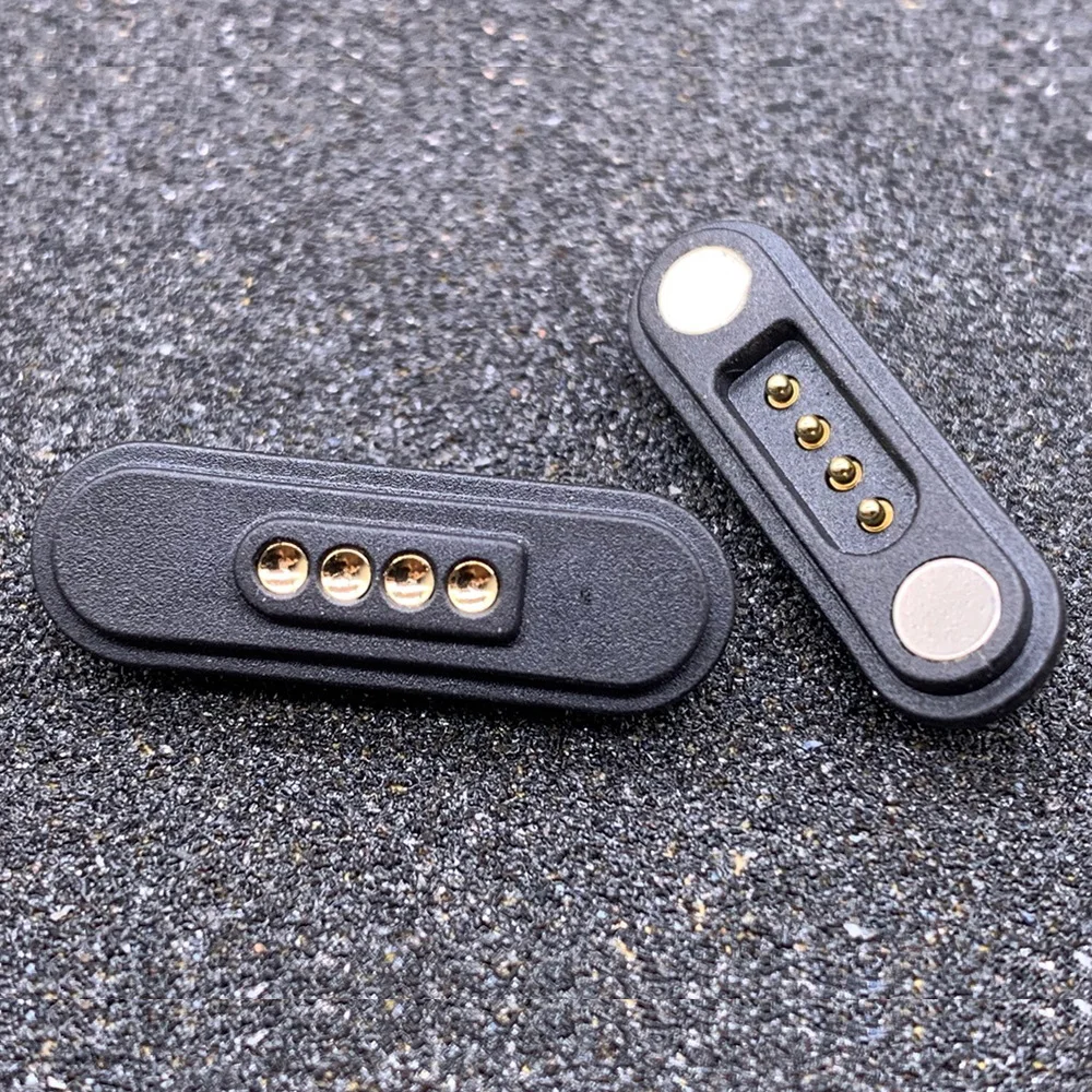 2A Waterproof Magnetic Pogo Pin Connector 2 / 3 / 4 / 5 / 6 Pins Spring Loaded Pogopin Male Female DC Power Socket Contact Strip