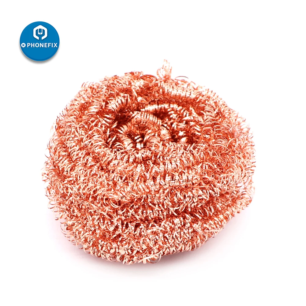 Saldatore senza piombo punta di ferro detergente sfera di filo testa di saldatura senza fumo ugelli di saldatura punte di ferro strumento di pulizia
