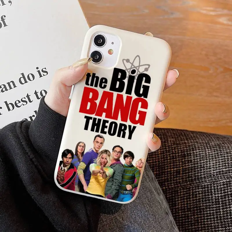 The Big Bang Theory Phone Case Solid Color Soft Cover for iphone 13 11 Pro Max X XS Max XR 7 8 6 6S Plus Fundas