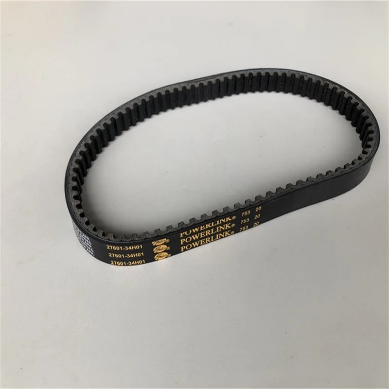 27601-34H01-000 Motorcycle Scooter CVT Drive Belt Gates Powerlink 753 20 For Haojue VR150 VR 150cc HJ150T-19 VR 150 aftermarket