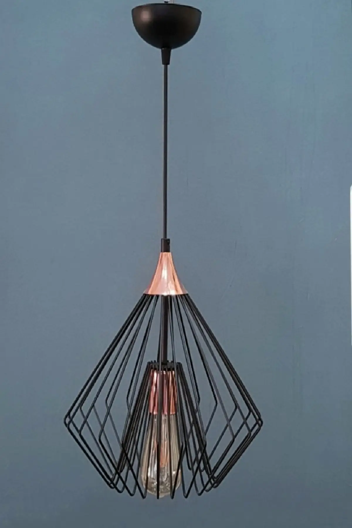 Hedgehog Single Chandelier Black