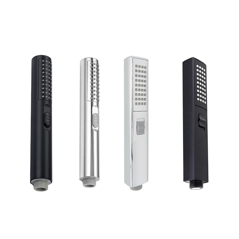 Handheld Bathroom Faucet Sprayer ABS Plastic Pressurized Jet Spray Toilet Cleaning Hand Sprayer Set 2 Function Hand Shower Head