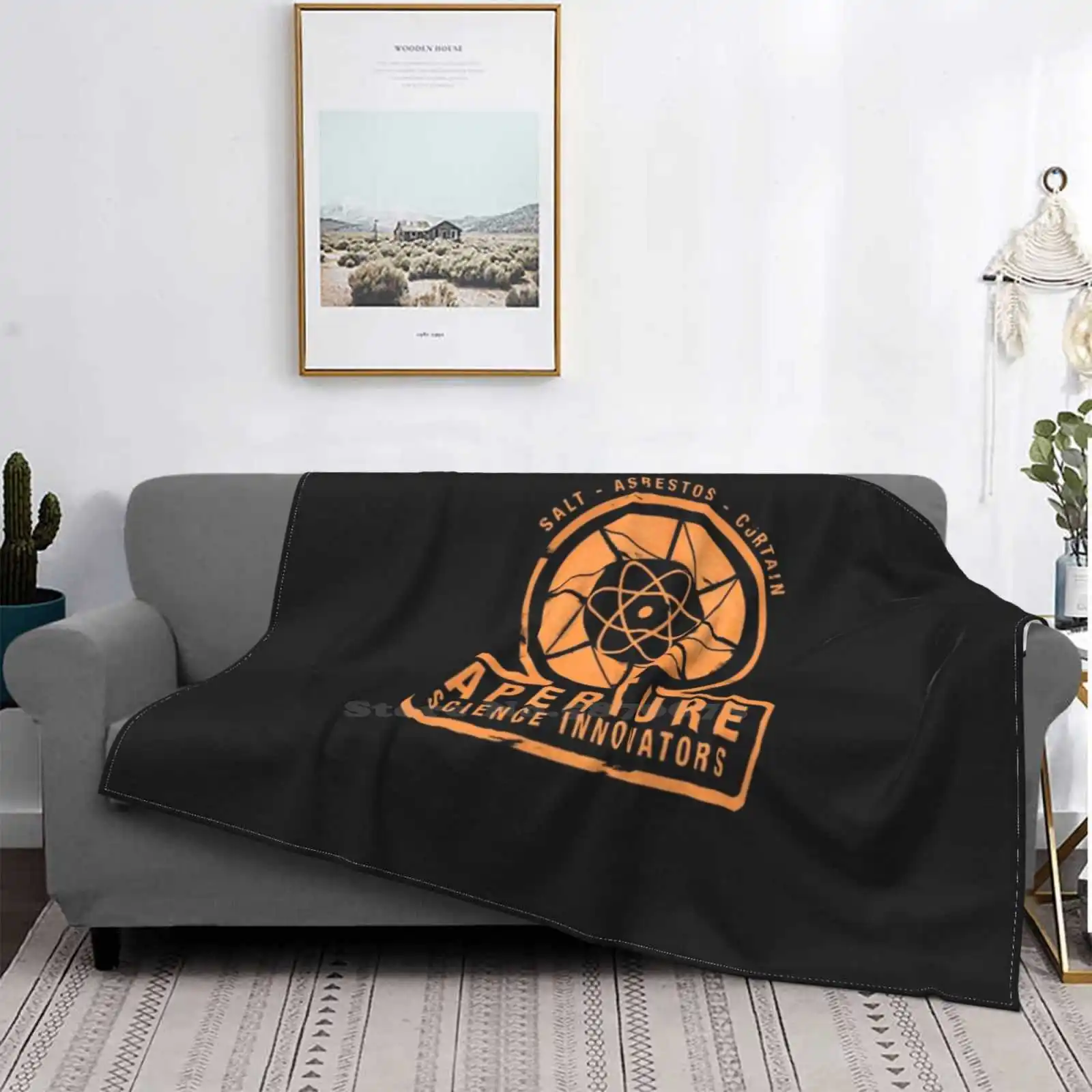 Aperture La Tories Logo Low Price New Print Novelty Fashion Soft Blanket Portal Aperture Science Portal 2 Aperture La Tories