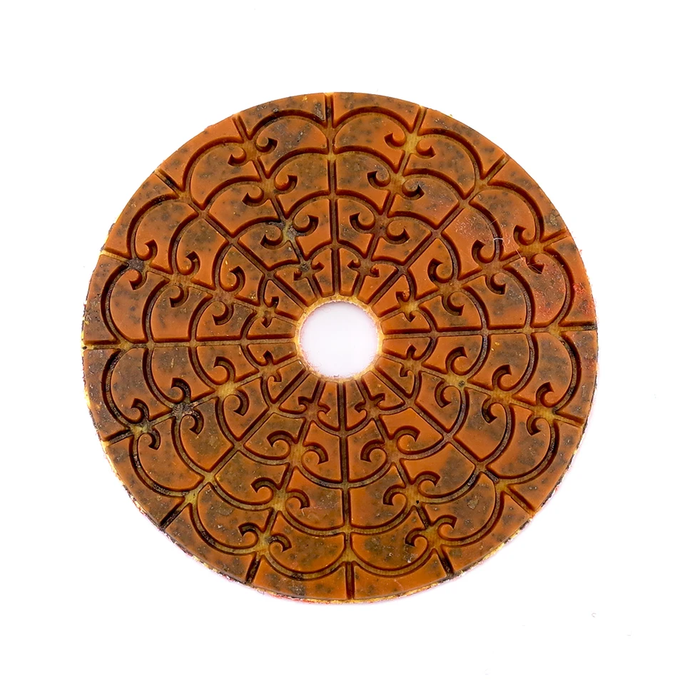 Imagem -05 - Super Diamond Polishing Pads Cobre Metal Bond Almofada Molhada para Pedra de Mármore de Granito Disco de Moagem in Pcs