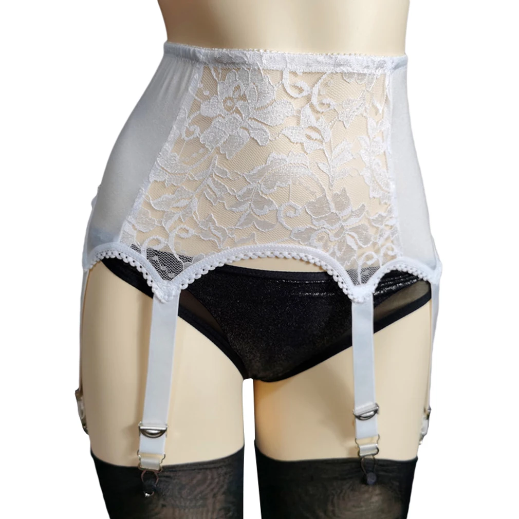 Women's 6 Straps Lace Suspender Garter Belts for Stockings