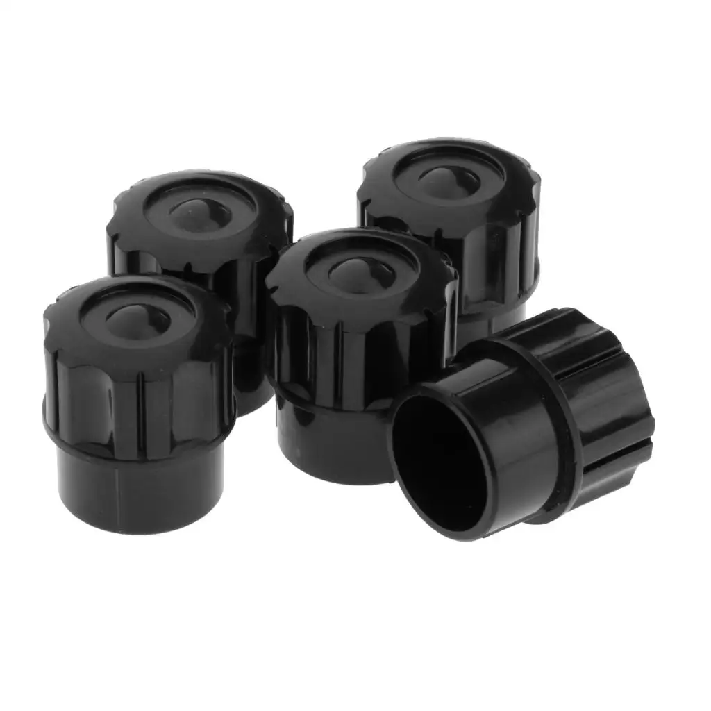 5Pcs Diameter 15mm Plastic Sax End Plug Saxophone Plug Sax Plug Saxophone End Caps for Alto Saxophone Black