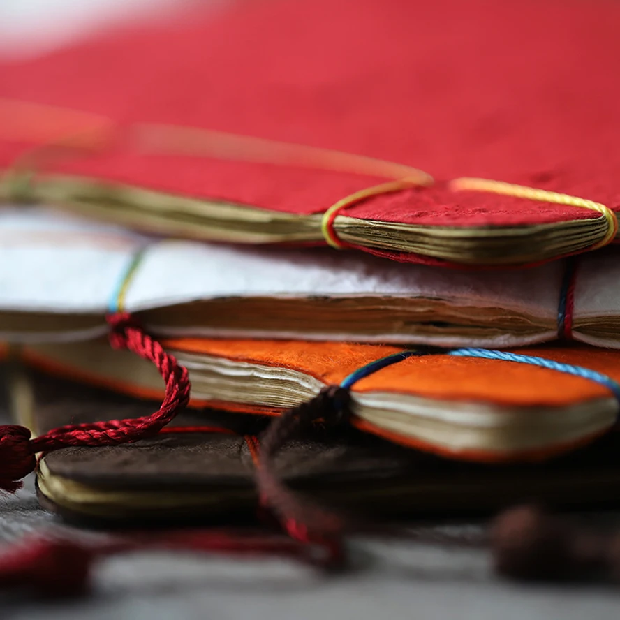 Chinese Rice Paper Notebook Of Painting Calligraphy Hand made Notepad Tickler Art Supplies