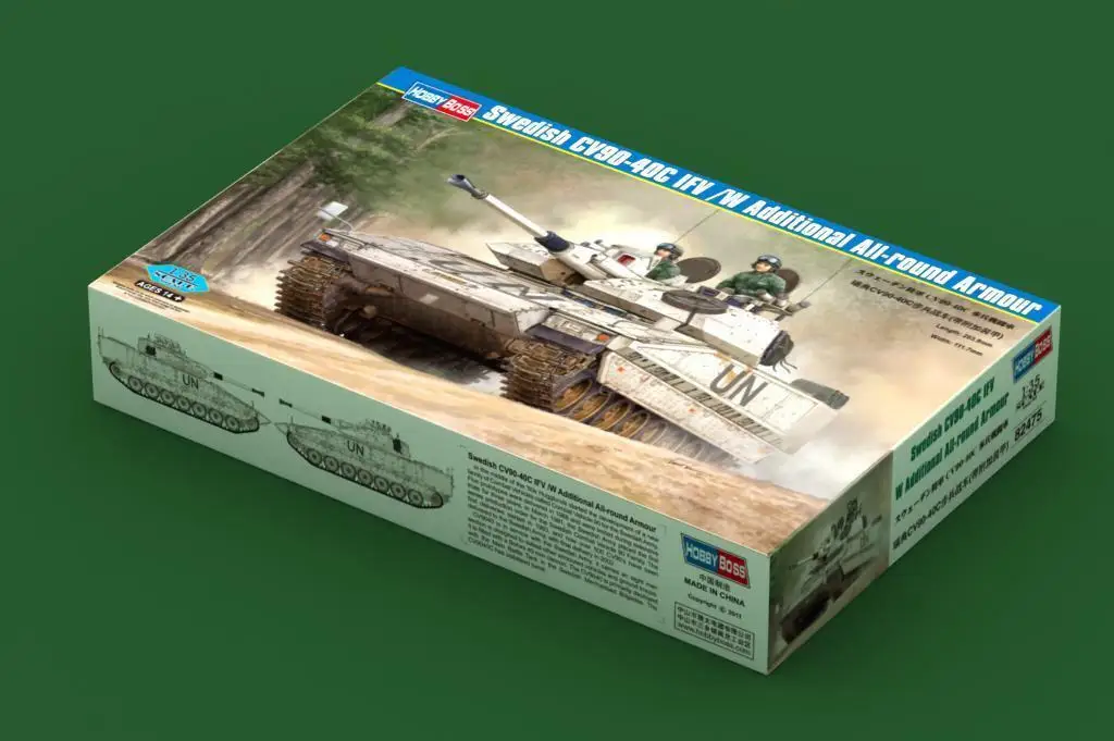 

Hobbyboss model 82475 1/35 Swedish CV90-40C IFV/ w/ round armour MODEL KIT