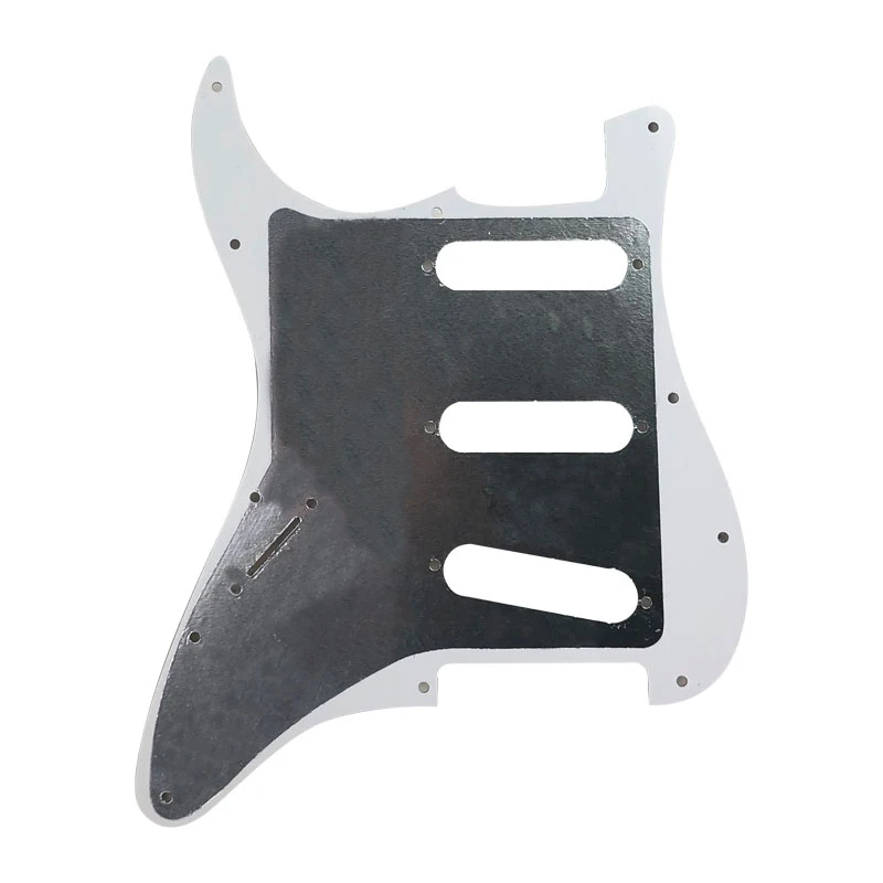 For ST Pickups Guitar Pickguard With Three Reverse-Mounted American Vintage ‘65 Single-Coil Strat Pickups No Control Hole