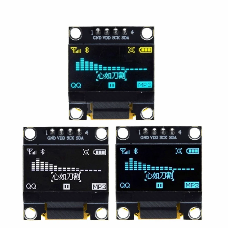 

0.96 inch oled IIC Serial White OLED Display Module 128X64 I2C SSD1306 12864 LCD Screen Board GND VDD SCK SDA for Arduino